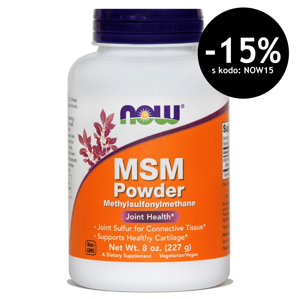 MSM NOW, prah (227 g)